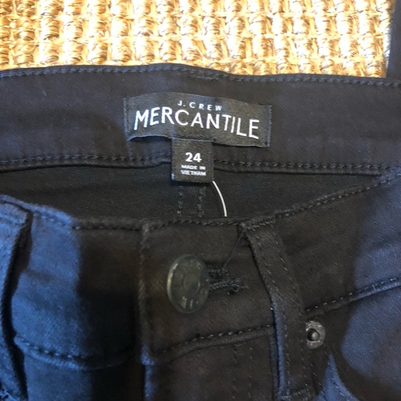 J. Crew Mercantile Black Jeans Brand New in Size 24 - Picture 4 of 4